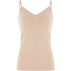 Seamless strap top- nude